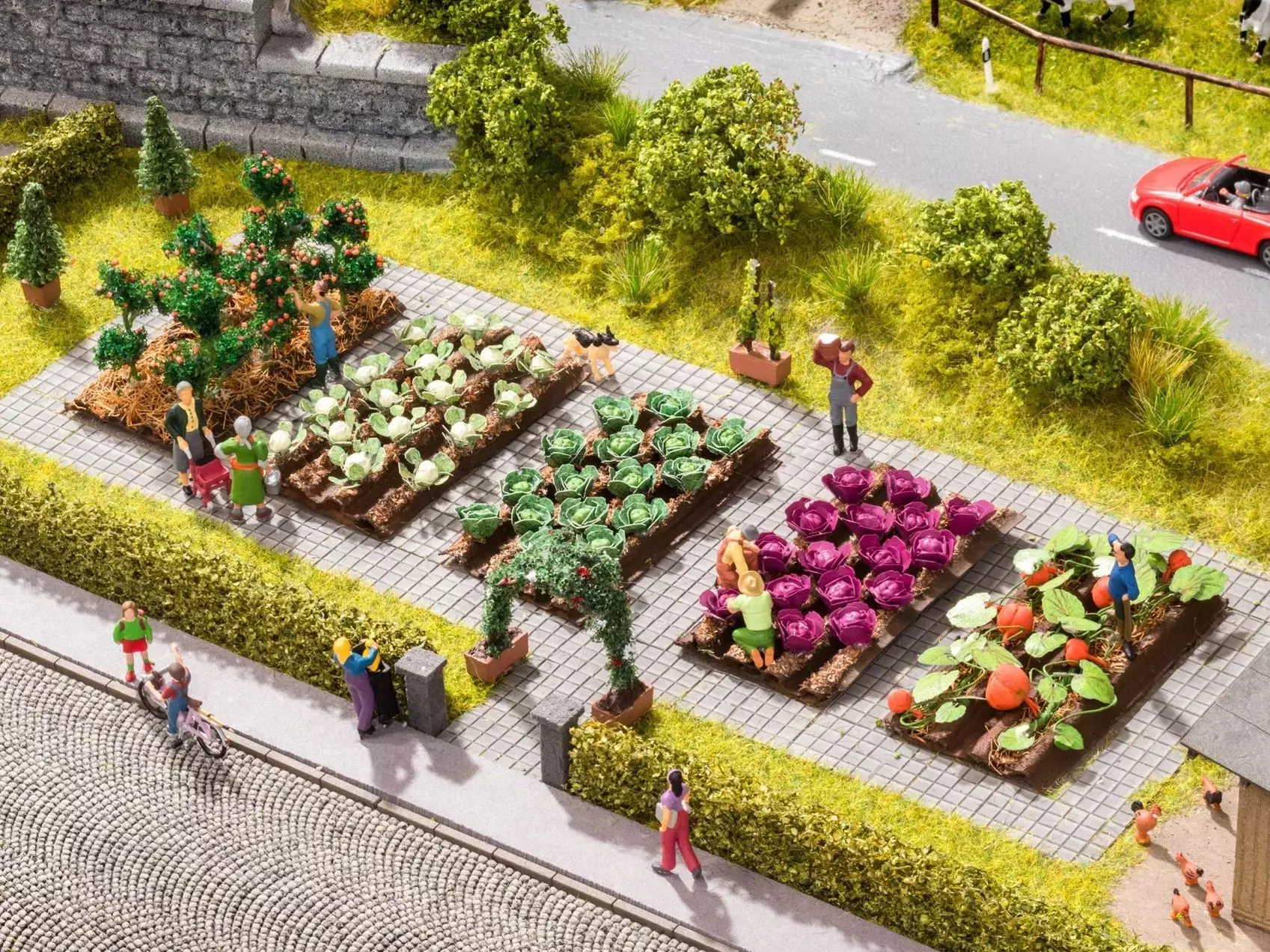 Noch 13215 - Tomatenstauden H0 1:87