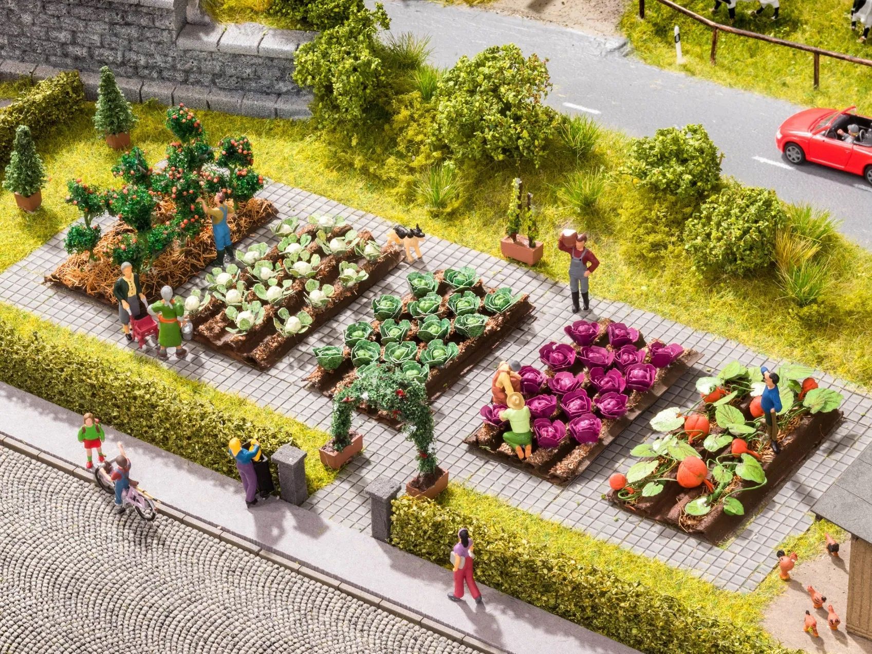 Noch 13215 - Tomatenstauden H0 1:87