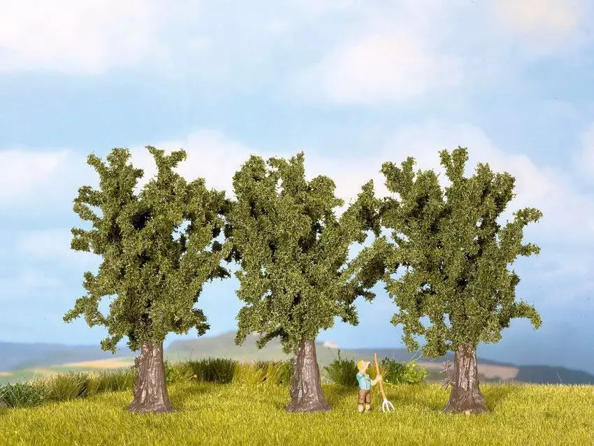 Noch 25150 - Bergahorne 3 Stück, 9 cm hoch H0 1:87/TT 1:120