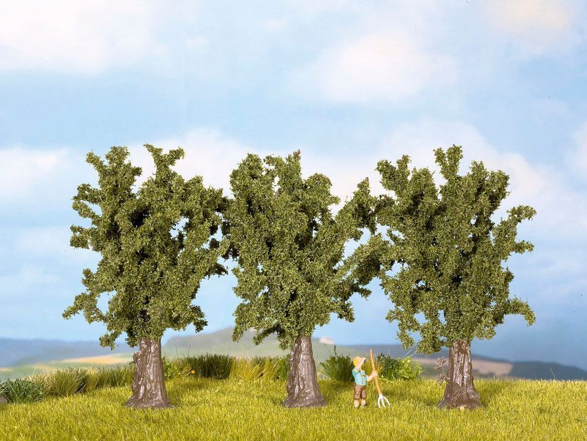 Noch 25150 - Bergahorne 3 Stück, 9 cm hoch H0 1:87/TT 1:120