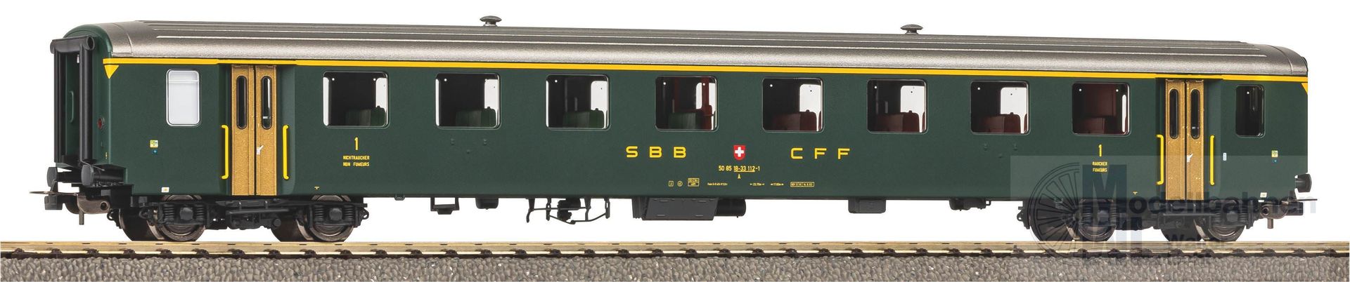 Piko 96764 - Personenwagen SBB Ep.IV EW I 1.Kl. alte Schrift H0/GL