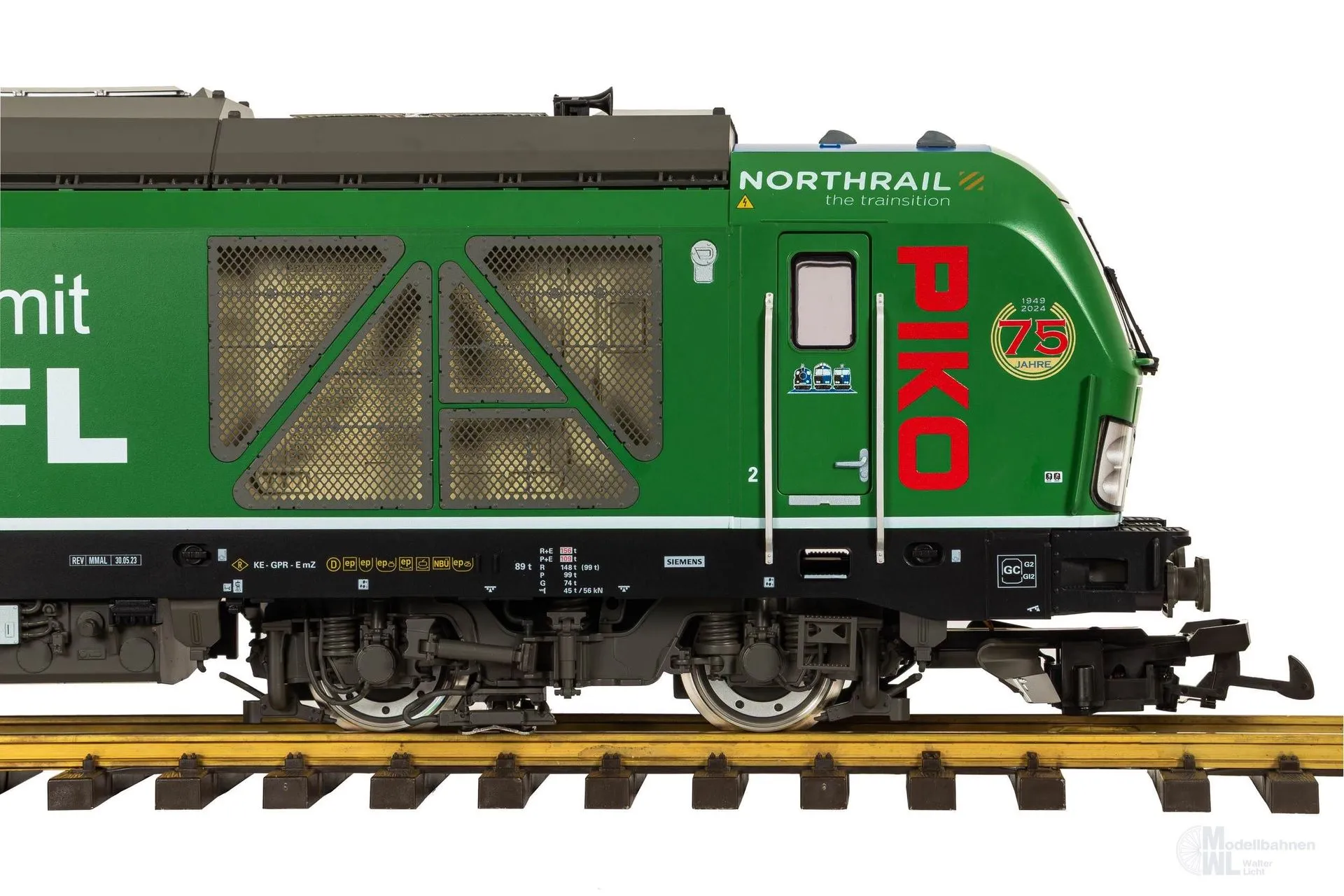 Piko 37471 - Zweikraftlok BR 248 NortRail Ep.VI WFL / PIKO Spur G 1:22,5 Sound