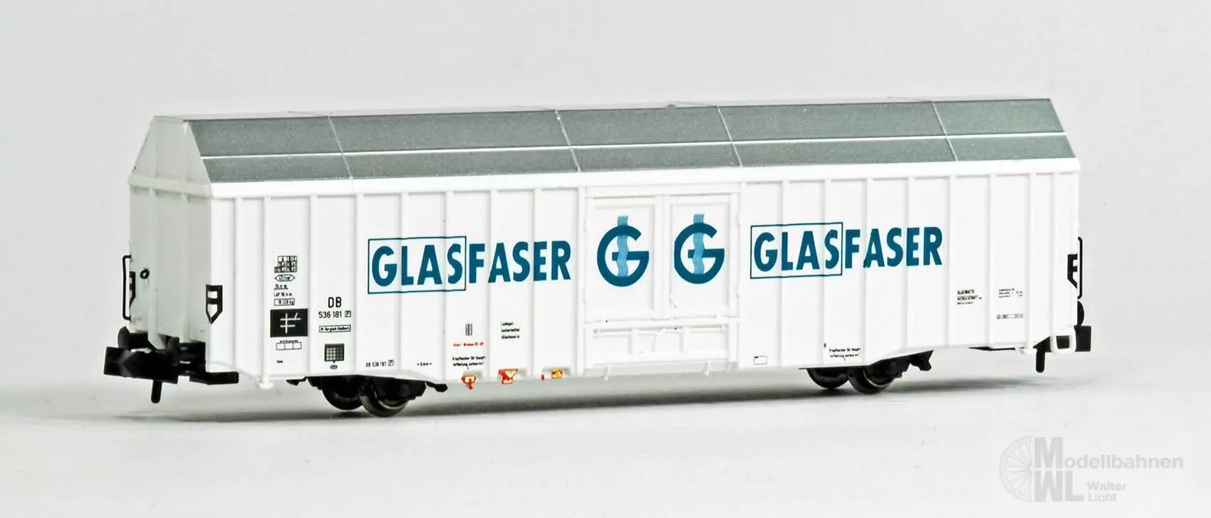 Liliput 265801 - Großraum Güterwagen Hbbks DB Ep.III Glasfaser N 1:160