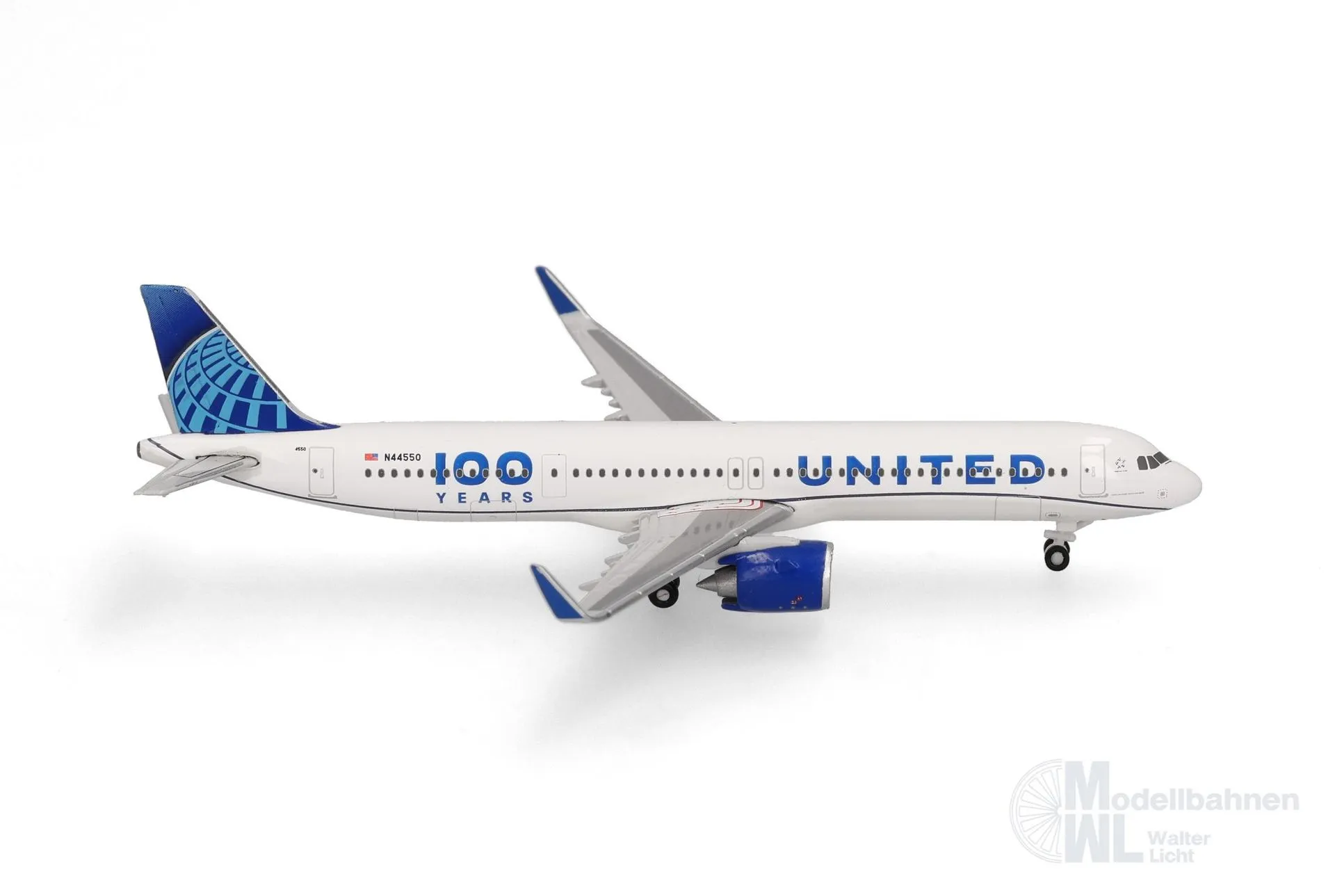 Herpa 539388 - Airbus A321neo United Airl. 100 Y 1:500
