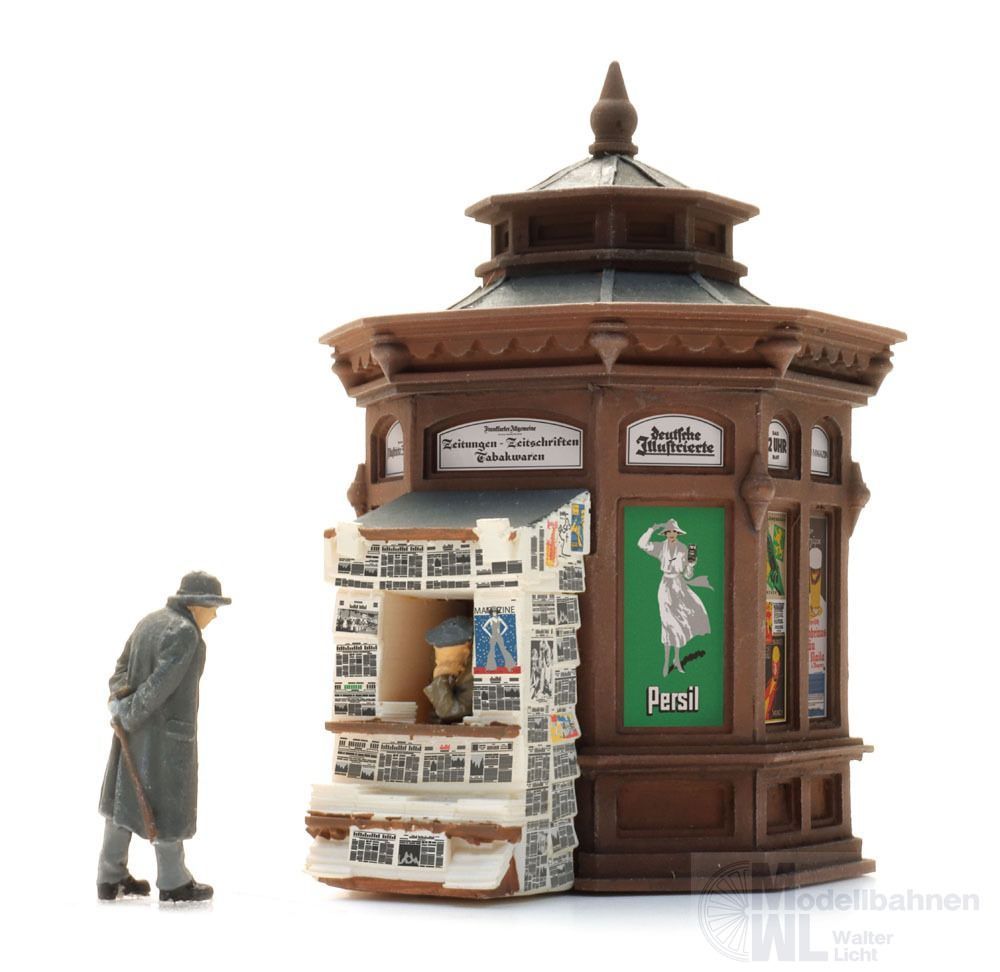 ARTITEC b.v. 312.055 - Klassischer Zeitungskiosk Fertigmodell 1:120