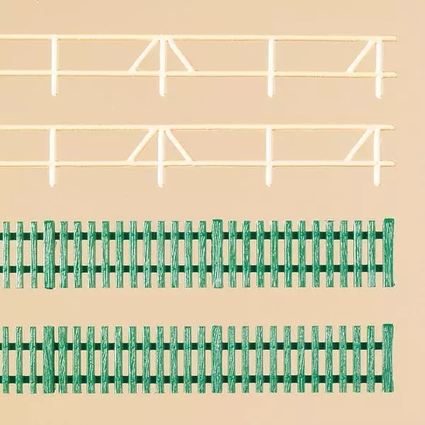 Auhagen 42597 - Koppelzaun und Lattenzaun 2310 mm H0 1:87 / TT 1:120