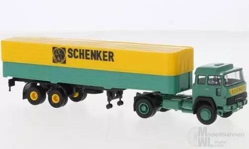 Brekina 83253 - Magirus 310 D 16 PP-Sattelzug 1974 Schenker H0 1:87
