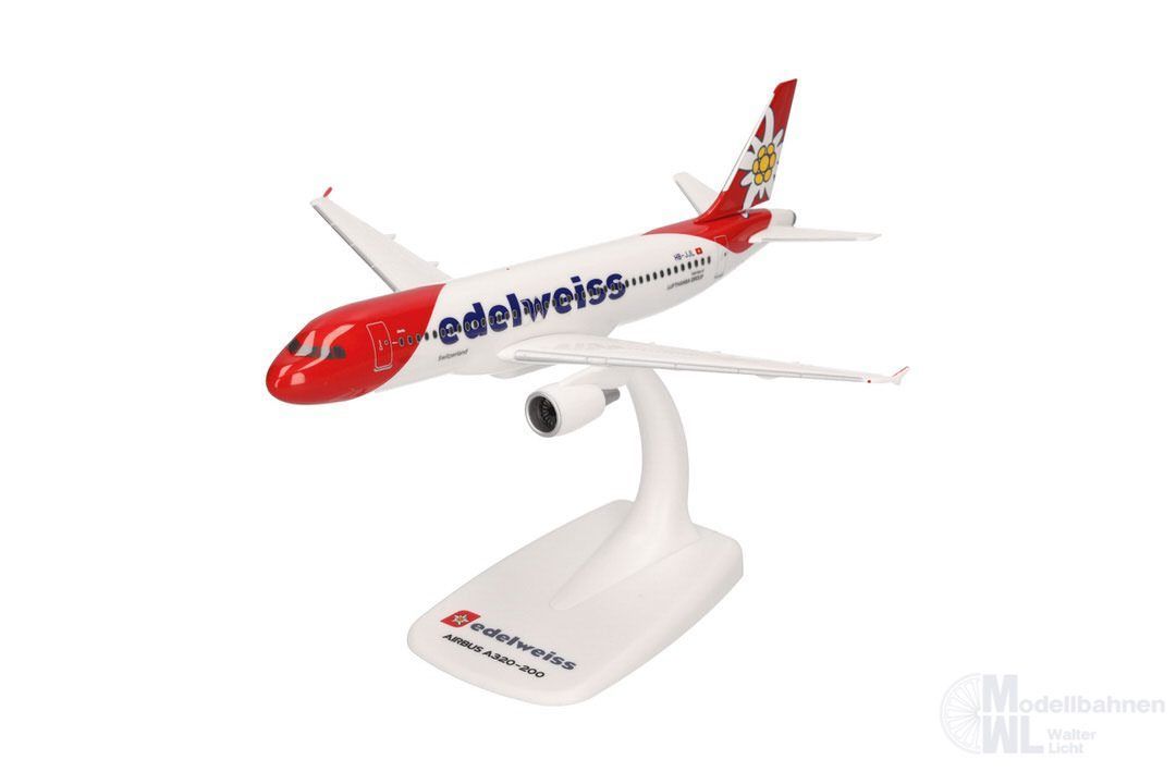 Herpa 614597 - Airbus A320 Edelweiss Air 1:200 Herpa 614597 - Airbus A320 Edelweiss Air 1:200