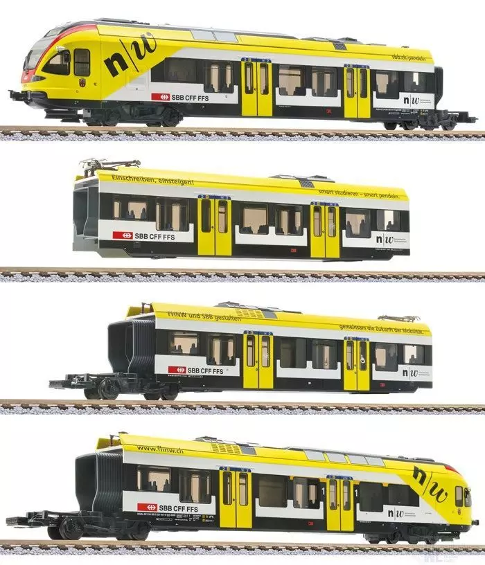 Liliput 133863 - Triebzug FLIRT SBB-CFF Ep.VI 4.tlg. H0/GL