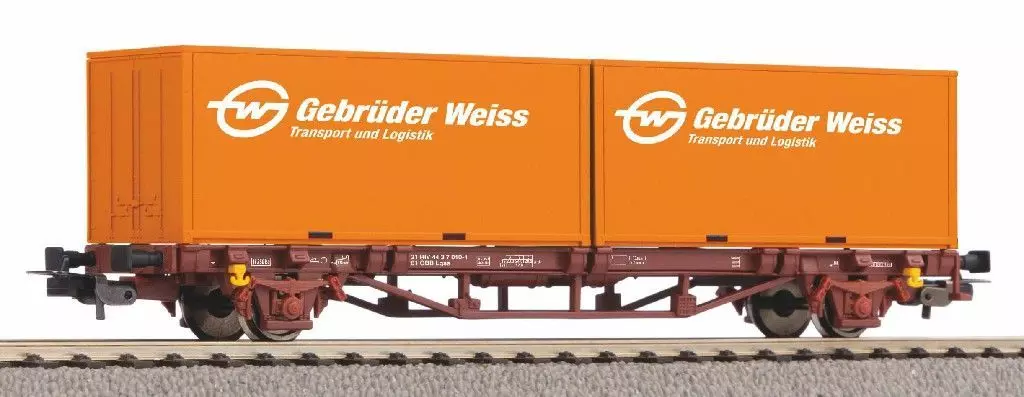 Piko 97151 - Containertragwagen ÖBB Ep.V Gebrüder Weiss H0/GL Hobby