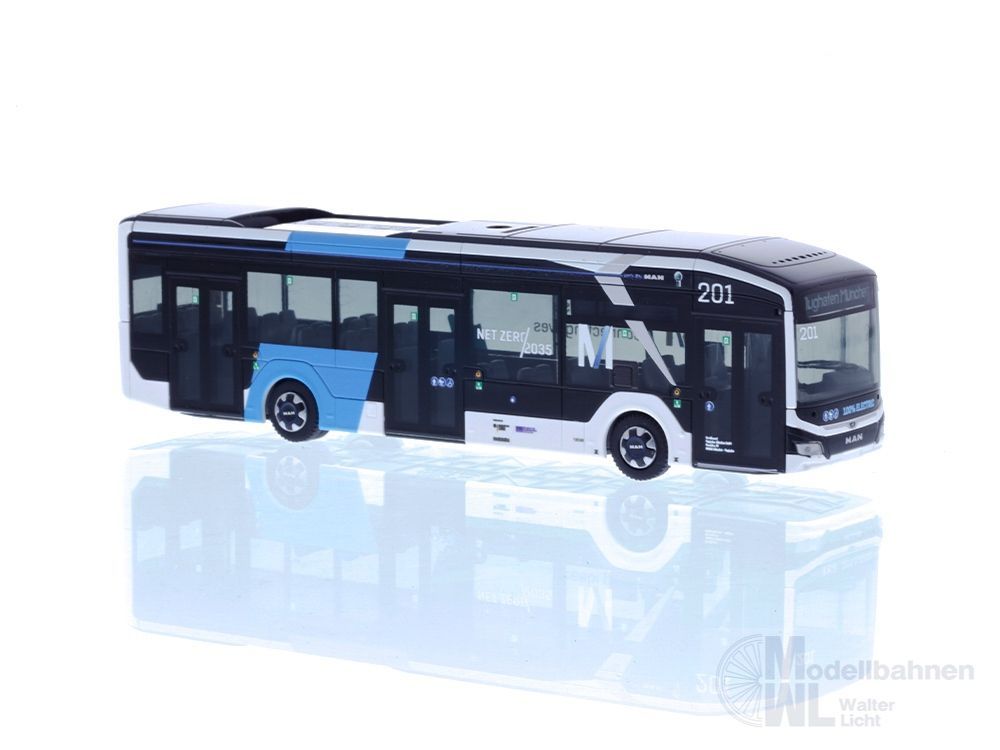 Rietze 76342 - MAN Lion´s City 12 E Flughafen München H0 1:87