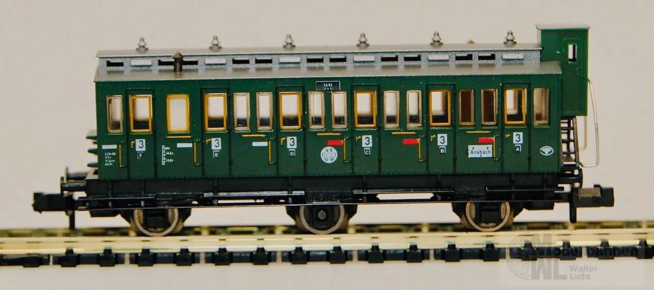 Fleischmann 8094 - FLEISCHMANN - Abteilwagen DRG Ep.II mit Bremserhaus N 1:160