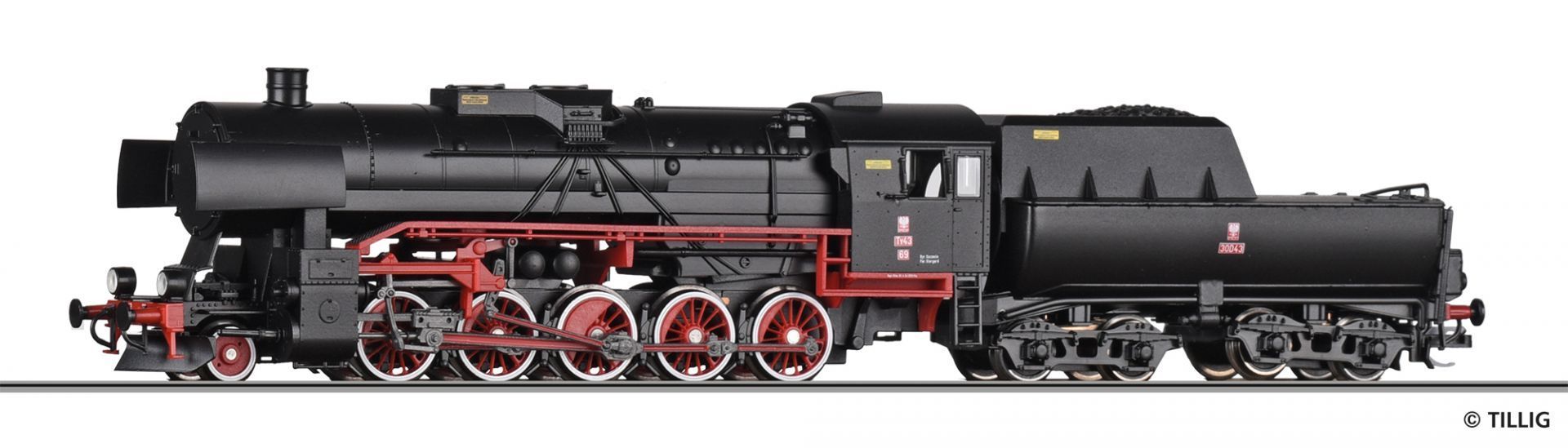 02062 Tillig 02062 - Dampflokomotive Reihe Ty43 PKP Ep.III TT 1:120