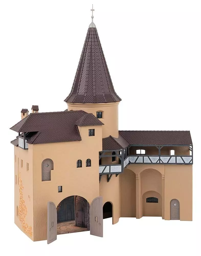 Faller 130825 - Pulverturm mit Wehrgang H0 1:87