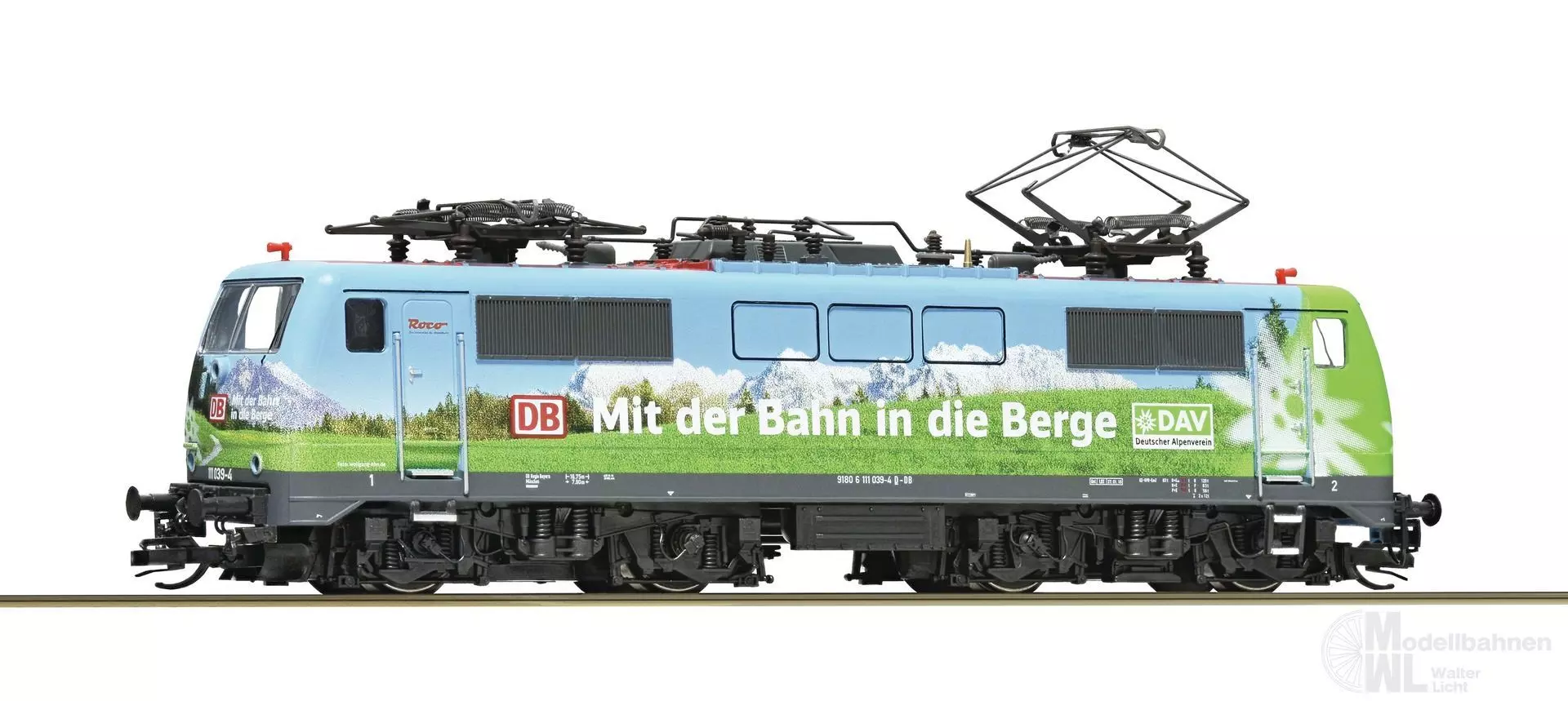 Roco 7580026 - E-Lok BR 111 DB-AG Alpen Ep.VI TT 1:120