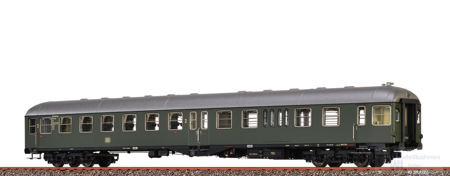 Brawa 58101 - Steuerwagen DB Ep.III BPw4ymgf H0/GL Basic+ LED