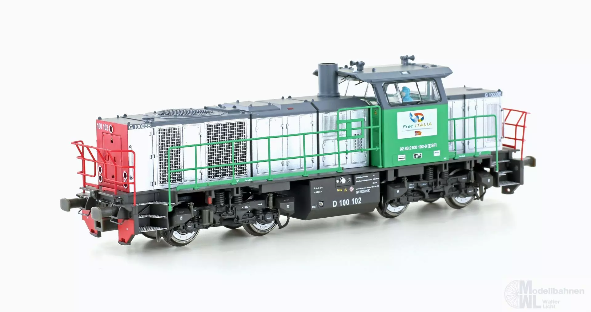 Mehano 90563 - Diesellok Vossloh D100 102 FRET Italia Ep.VI H0/GL