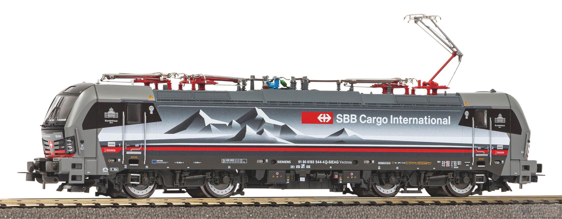 Piko 21757 - E-Lok Vectron SBB Ep.VI CINT Bundeshaus Bern H0/WS Sound