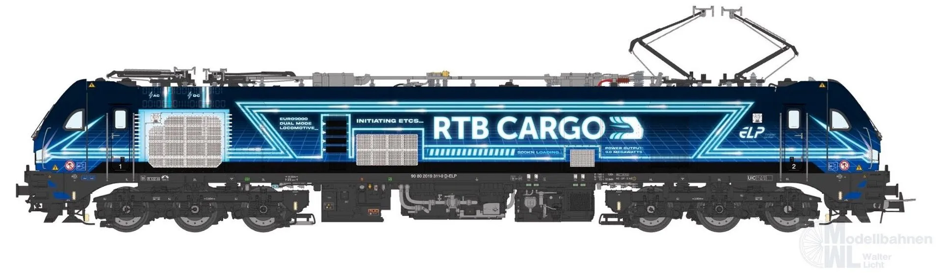 Sudexpress N0193111 - Zweikraftlok BR 2019 311-0 Euro 9000 RTB Cargo Ep.VI N 1:160