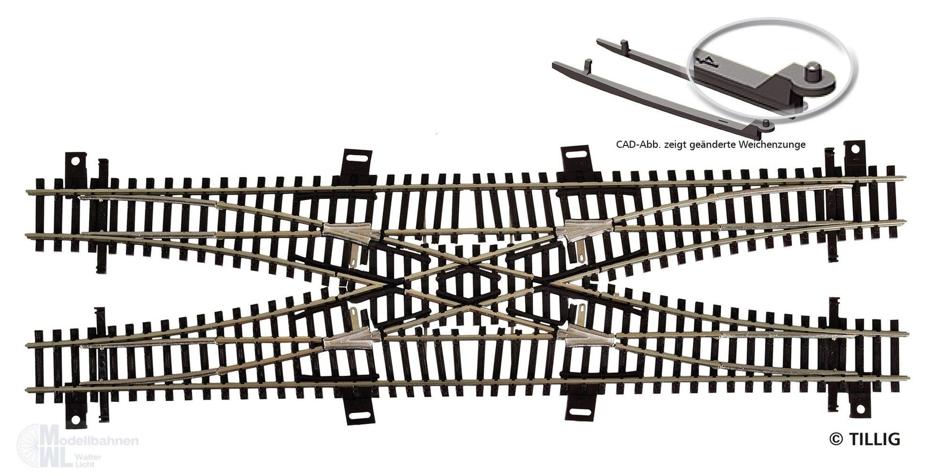 Tillig 83212 - Doppelte Gleisverbindung -ÜBERARBEITUNG- TT 1:120 Tillig 83212 - Doppelte Gleisverbindung -ÜBERARBEITUNG- TT 1:120