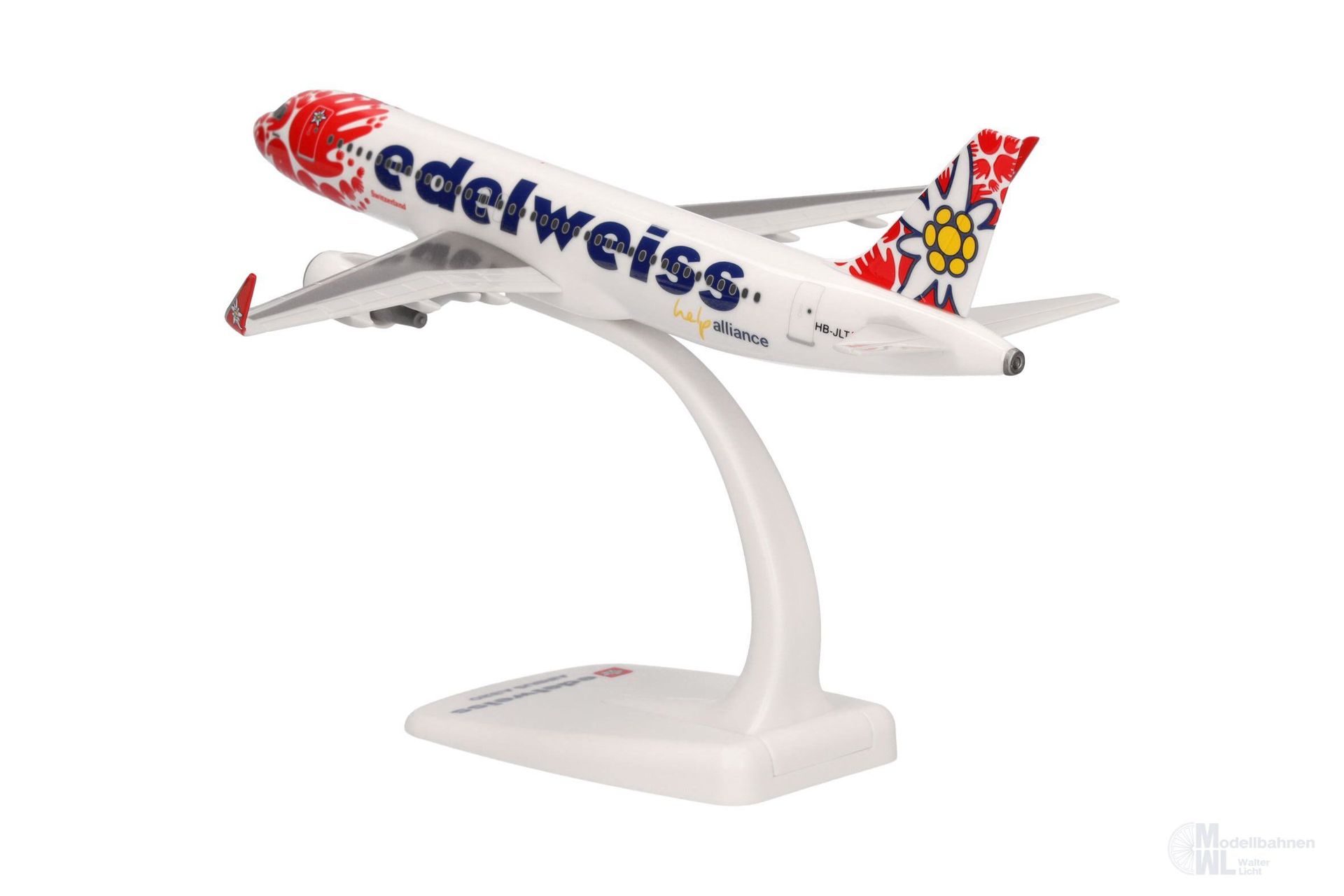 Herpa 613712 - Airbus A320 Edelweiss Help Alliance 1:200