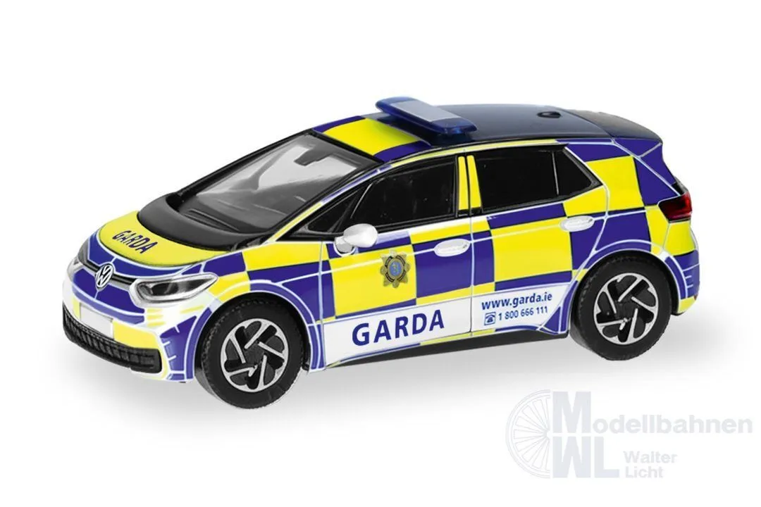 Herpa 099820 - VW ID.3 Garda Dublin (IRL) H0 1:87