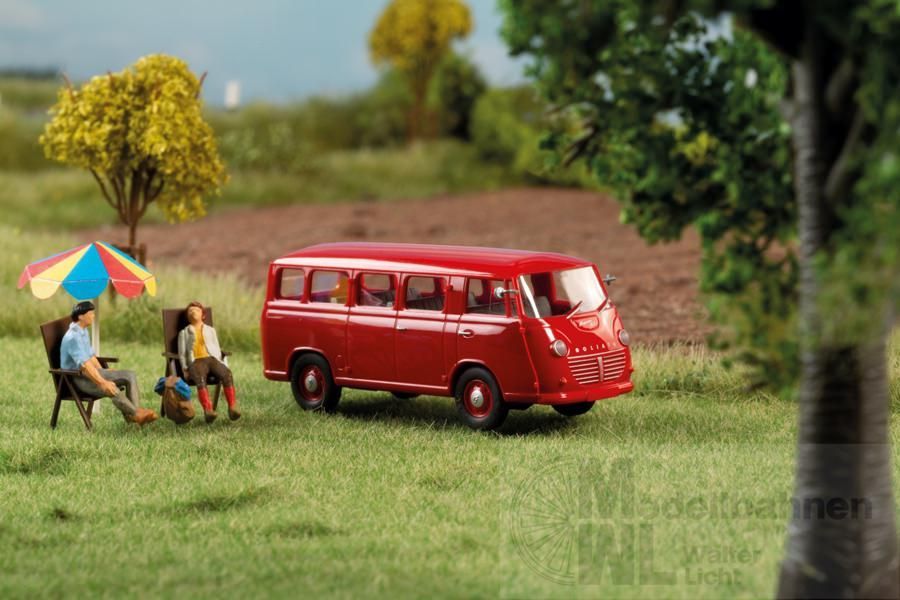 mini car 66013 - Goliath Express 1100 Kombi rot H0 1:87