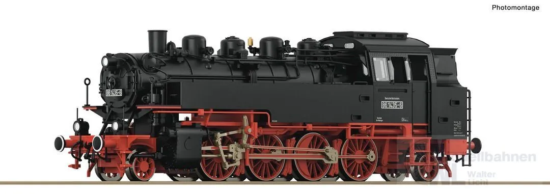 Roco 7180009 - Dampflok BR 86 DR Ep.IV TT 1:120