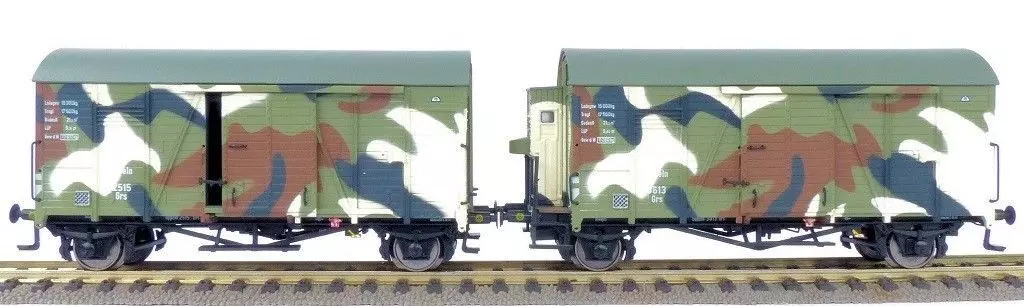 Exact Train 20790 - Güterwagen Set DRG Ep.II Tarnlackierung Oppeln GRS 2.tlg. H0/GL