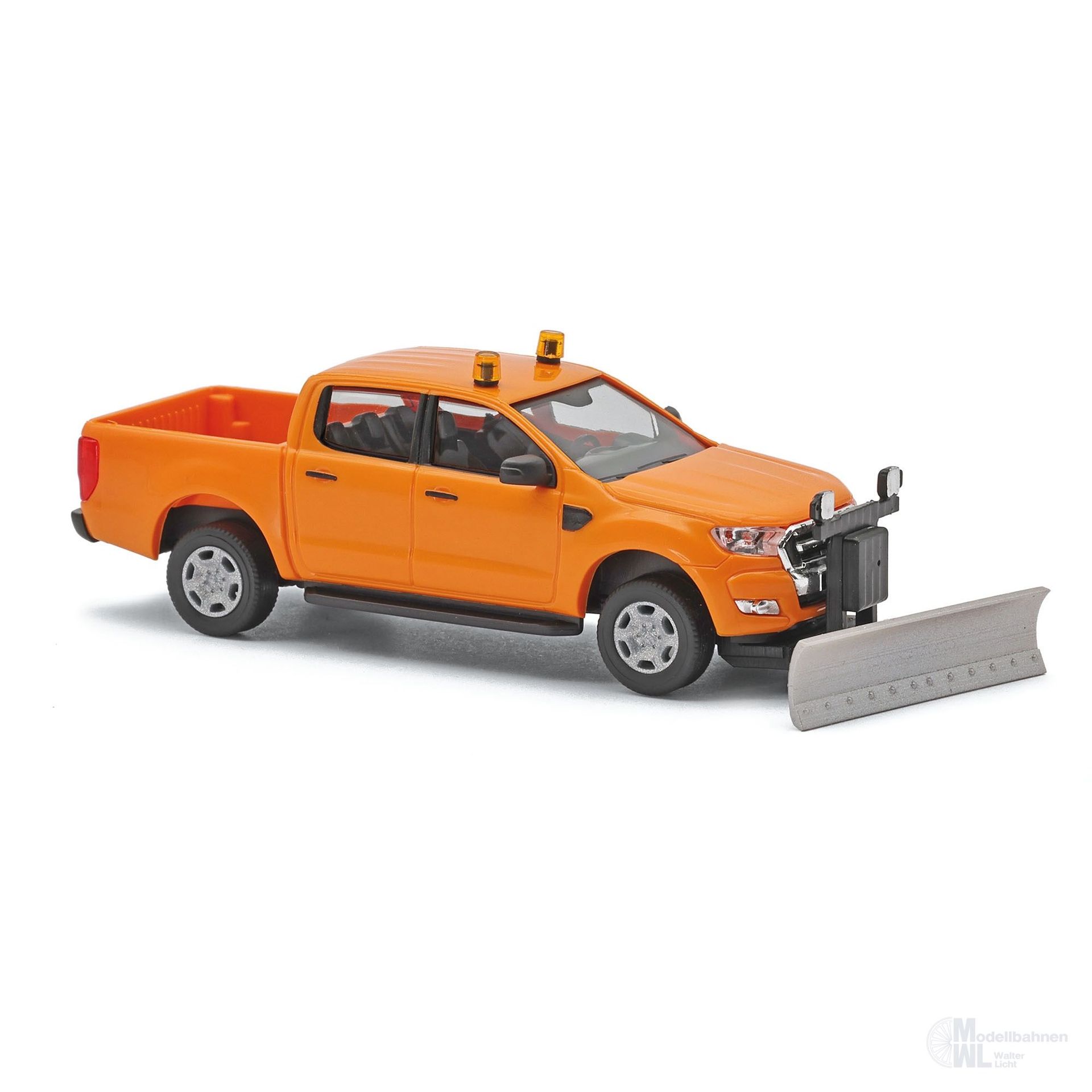 Busch 52862 - Ford Ranger mit Schneepflug Baujahr 2016 H0 1:87