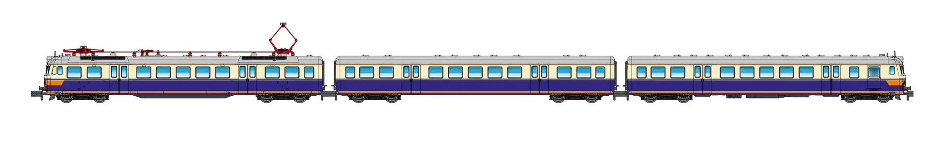 Jägerndorfer Modellbahn 73040 - Triebzug Rh 4030 ÖBB Ep.III 3.tlg. N 1:160