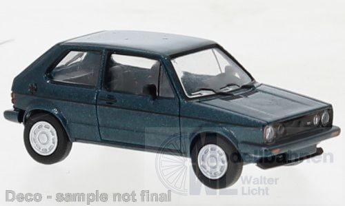 PCX-Models 870526 - VW Golf I metallic-dunkelgrün 1980 H0 1:87