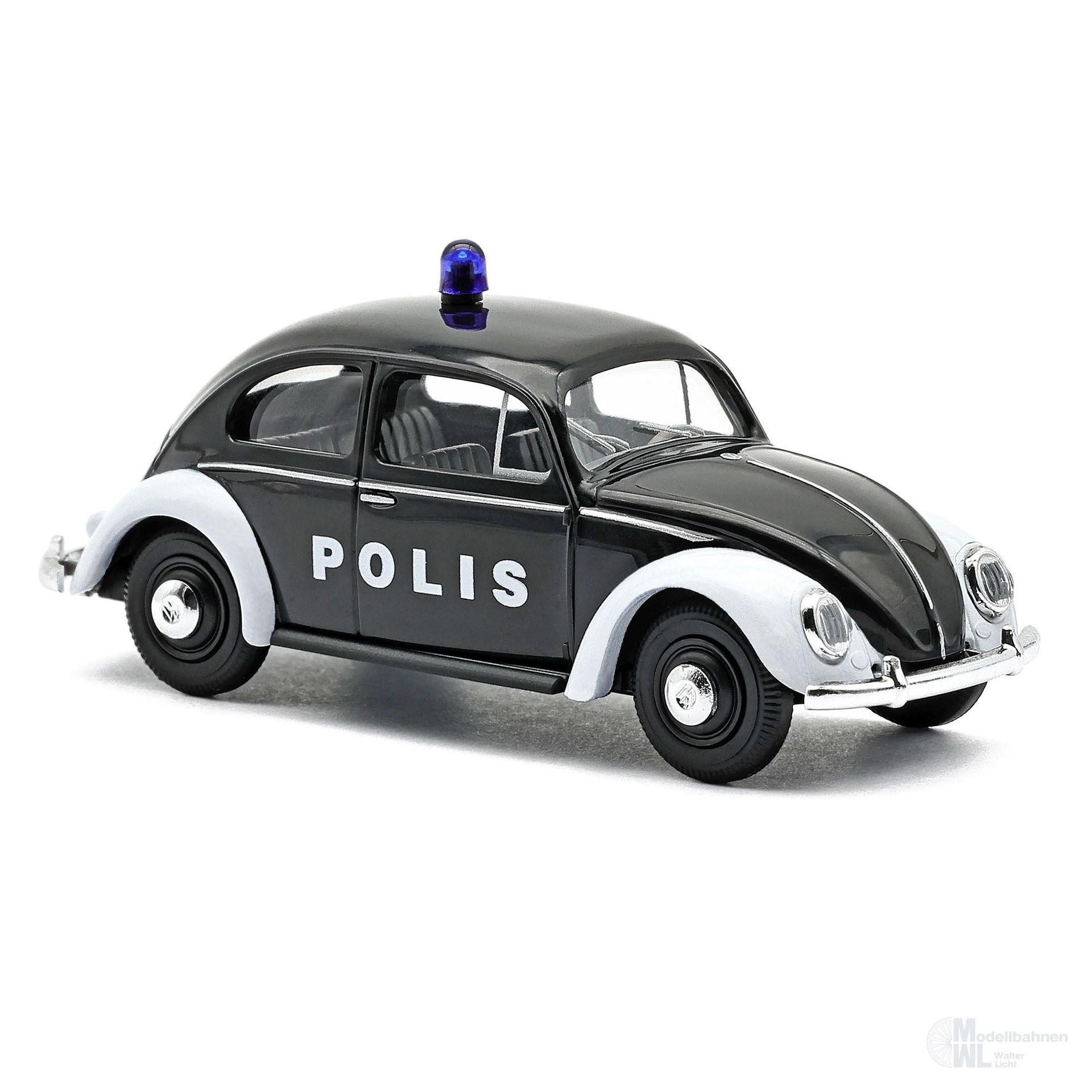 Busch 52969 - VW Käfer Ovalfenster Polis Schweden Baujahr 1955 H0 1:87