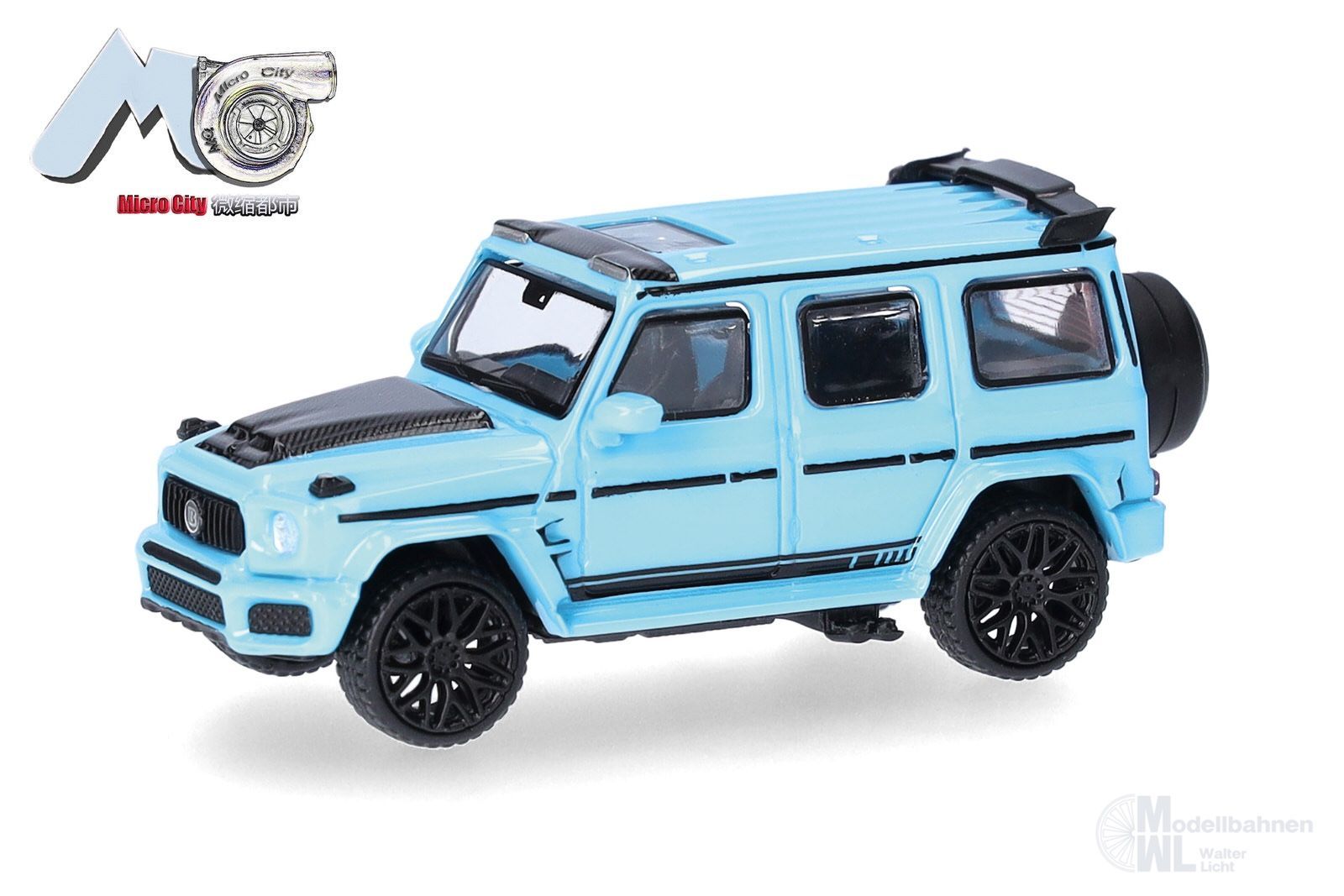 Herpa 87MC000162 - Mercedes-Benz G800 Brabus blau H0 1:87