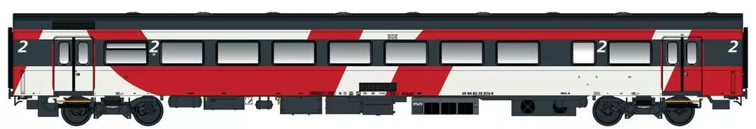 LS Models 44056 - Personenwagen ICRm 2.Kl. BD NS/FYRA Ep.VI Wg.24 H0/GL