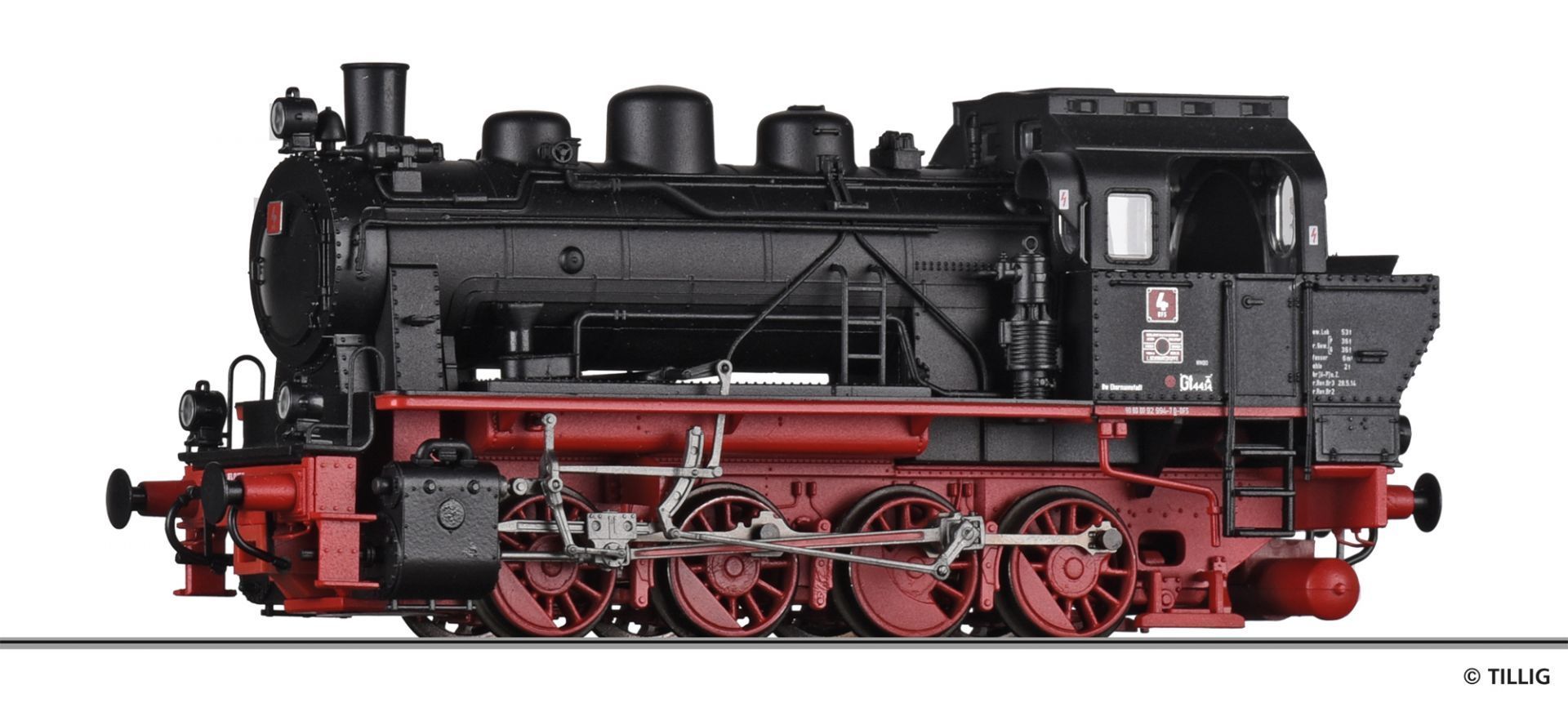 Tillig 79009 - Dampflokomotive Nr. 4, Museumslok Dampfbahn Fränkische Schweiz, Ep. VI, N