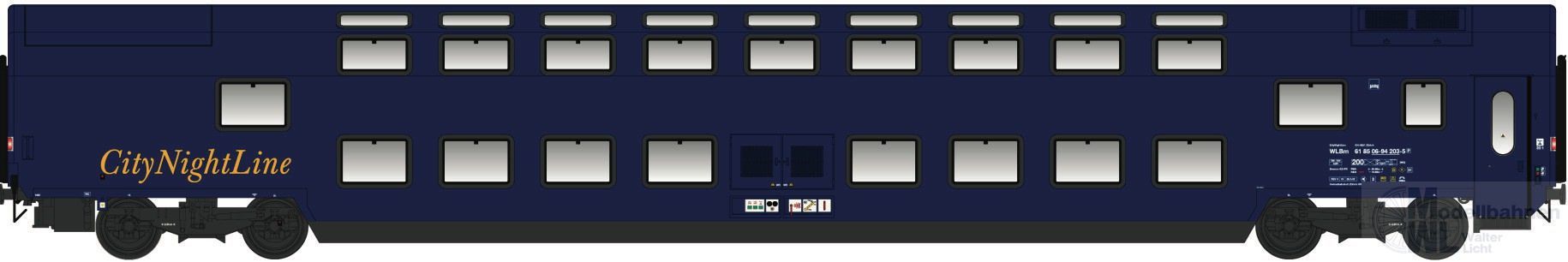 LS Models 49065 - Schlafwagen CNL Ep.V WLABm H0/GL