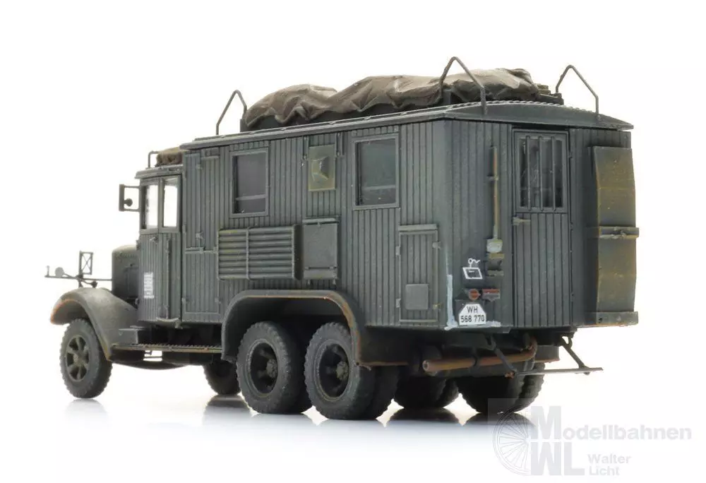 ARTITEC b.v. 6870506 - WM Henschel 33 D1 Kfz. 72 radio grau Fertigmodell H0 1:87