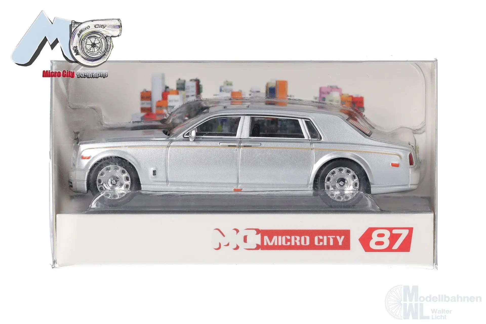 Herpa 87MC000066 - Rolls Royce Phantom, silber H0 1:87