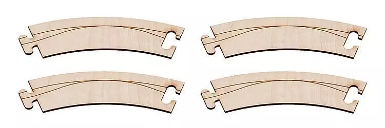 Faller 161921 - Laser-Street Fahrbahnbogen 45 H0 1:87