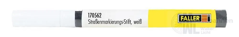 Faller 170562 - Straßenmarkierungs-Stift weiß H0 1:87 / TT 1:120 / N 1:160