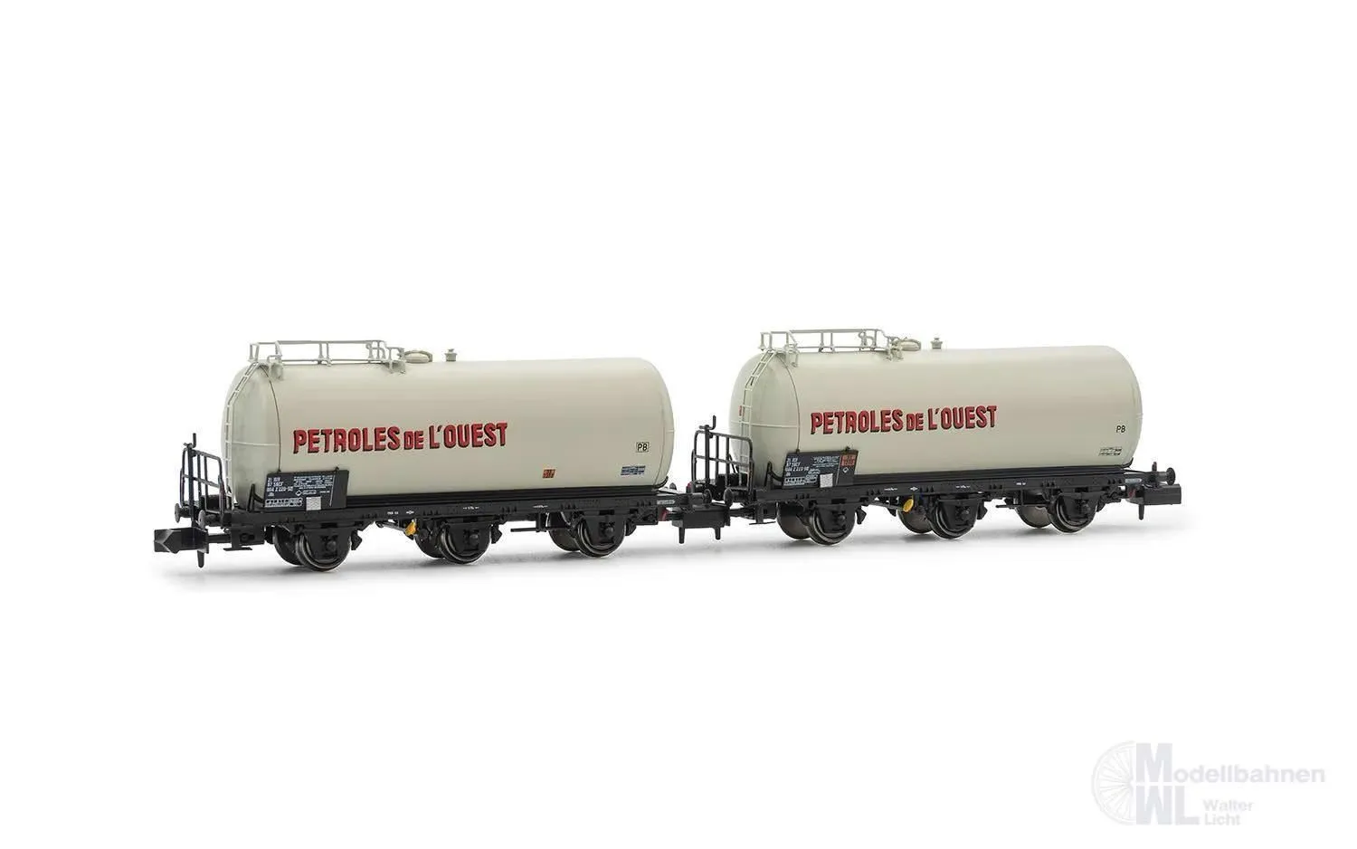 Arnold 6677 - Kesselwagen Set SNCF Ep.IV Petroles de l´Quest 2.tlg. N 1:160