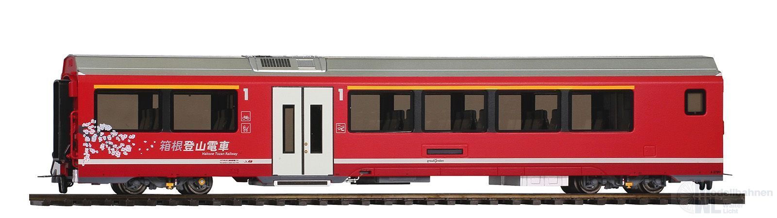 Bemo 3298102 - Albula Gliederzug Endwagen RhB Ep.VI A 570 01 Hakone Tozan Railway H0m