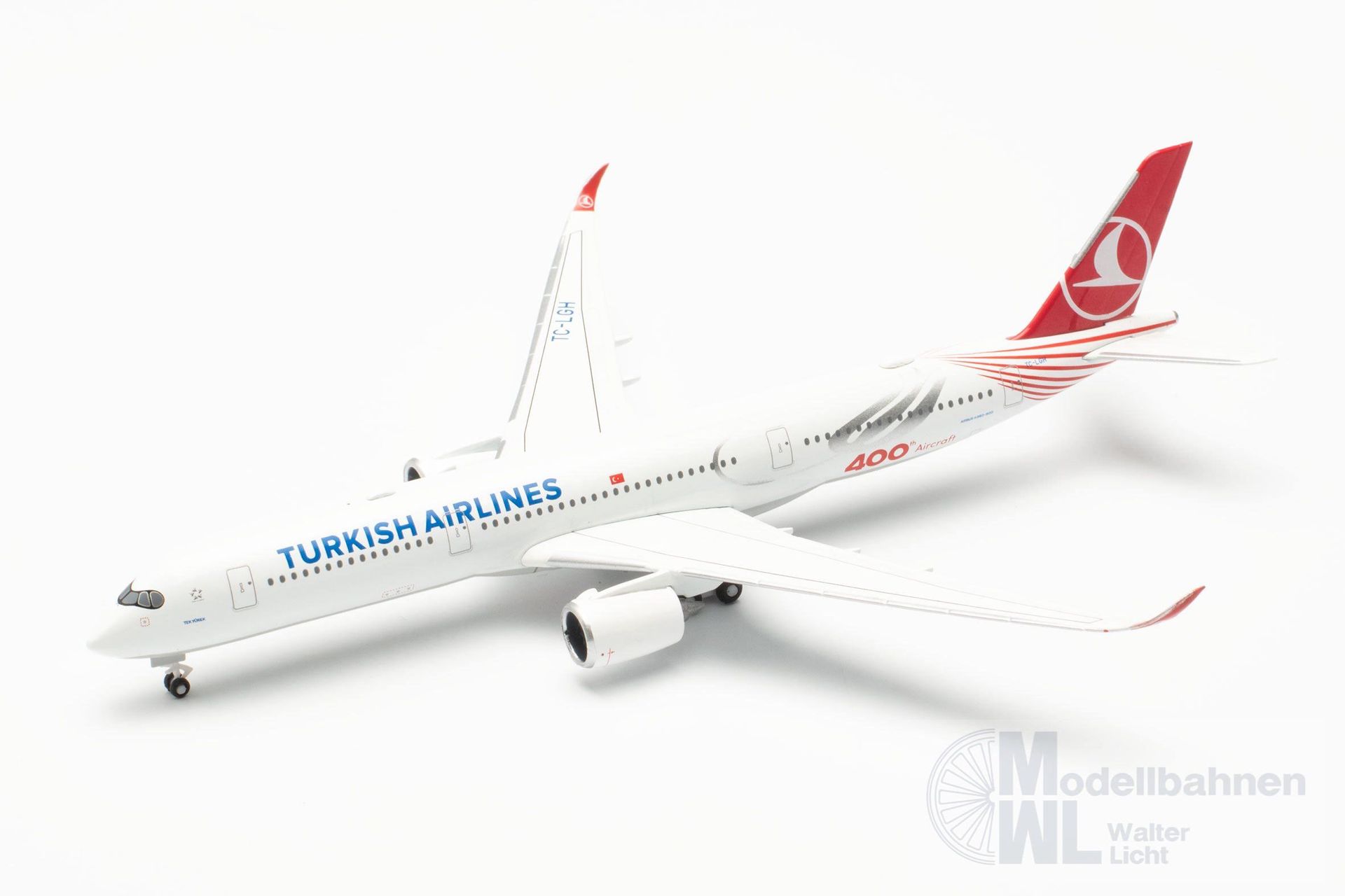 Herpa 537230 - Airbus A350-900 Turkish 400th 1:500