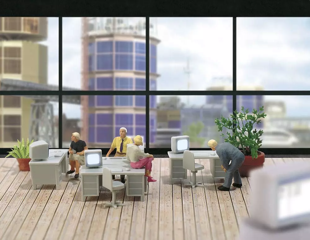 Busch 5402 - PC Büro-Set H0 1:87