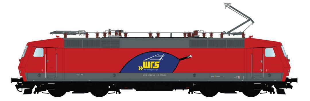 LS Models 16591AC - E-Lok BR 120 145 WRS Ep.VI verkehrsrot H0/WS