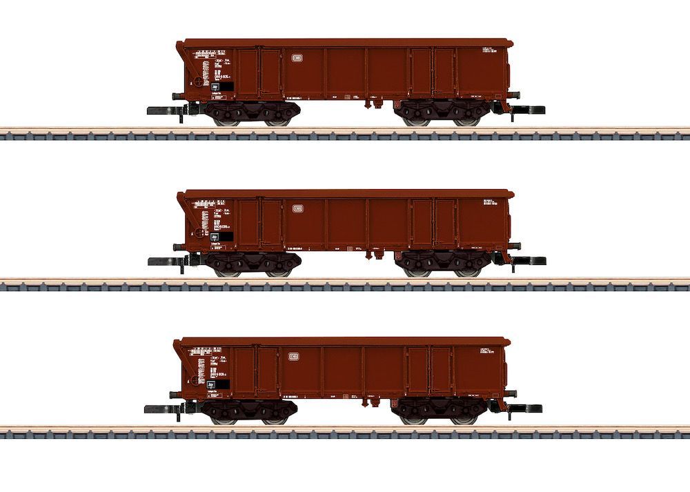 Märklin 86682 - Rolldachwagen Set DB Ep.IV 3.tlg. Z 1:220 Märklin 86682 - Rolldachwagen Set DB Ep.IV 3.tlg. Z 1:220