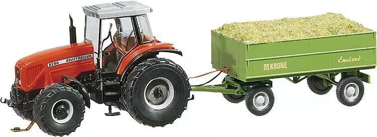 Faller 161536 - Traktor MF mit Anhänger H0 1:87