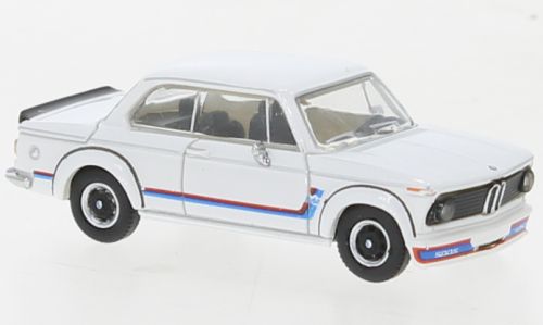 PCX-Models 870440 - BMW 2002 turbo weiss/Dekor 1973 H0 1:87