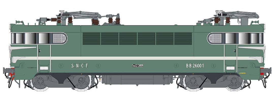 LS Models 10234S - E-Lok BB 26001 SNCF Ep.IIId H0/GL Sound
